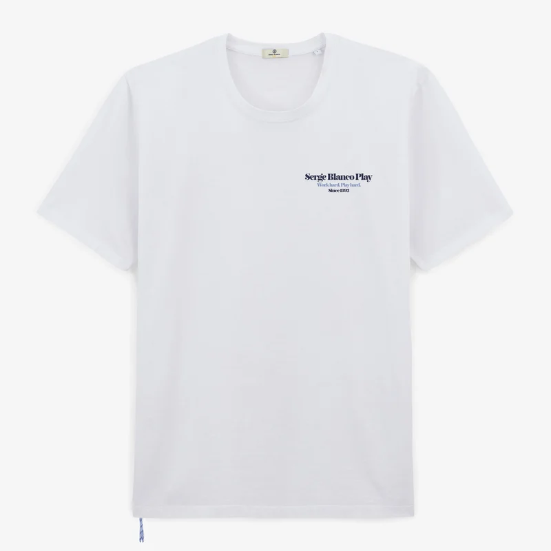 T-shirt manches courtes coton blanc Munchies Call SBPLAY