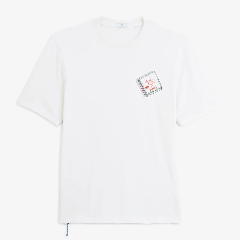 T-shirt manches courtes coton blanc Napoli SBPLAY