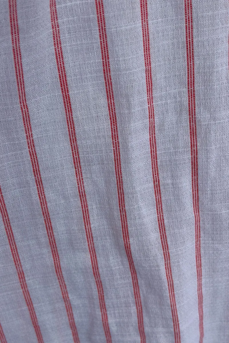 Rovin|Pink Striped Cotton Shirt
