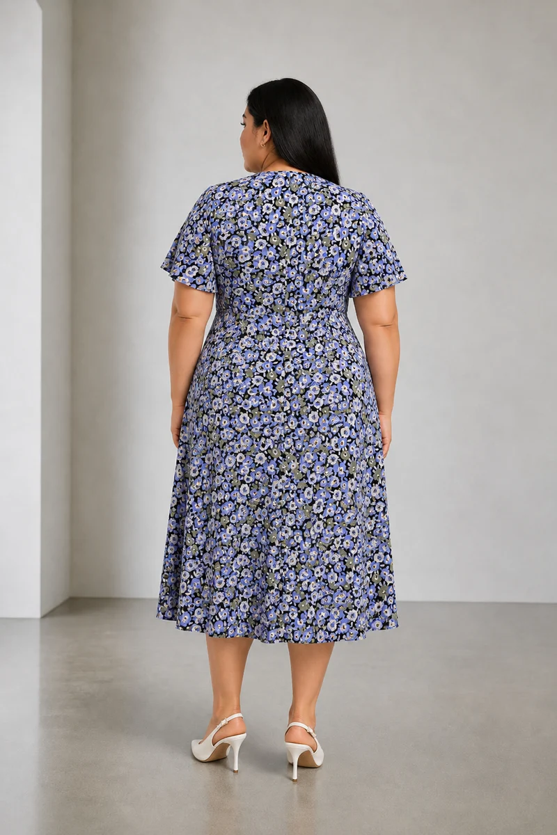 Lunet|Midi Dress With Slit