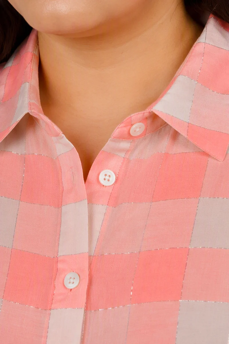Pivo|Viscose Shirt With Side Tie Up