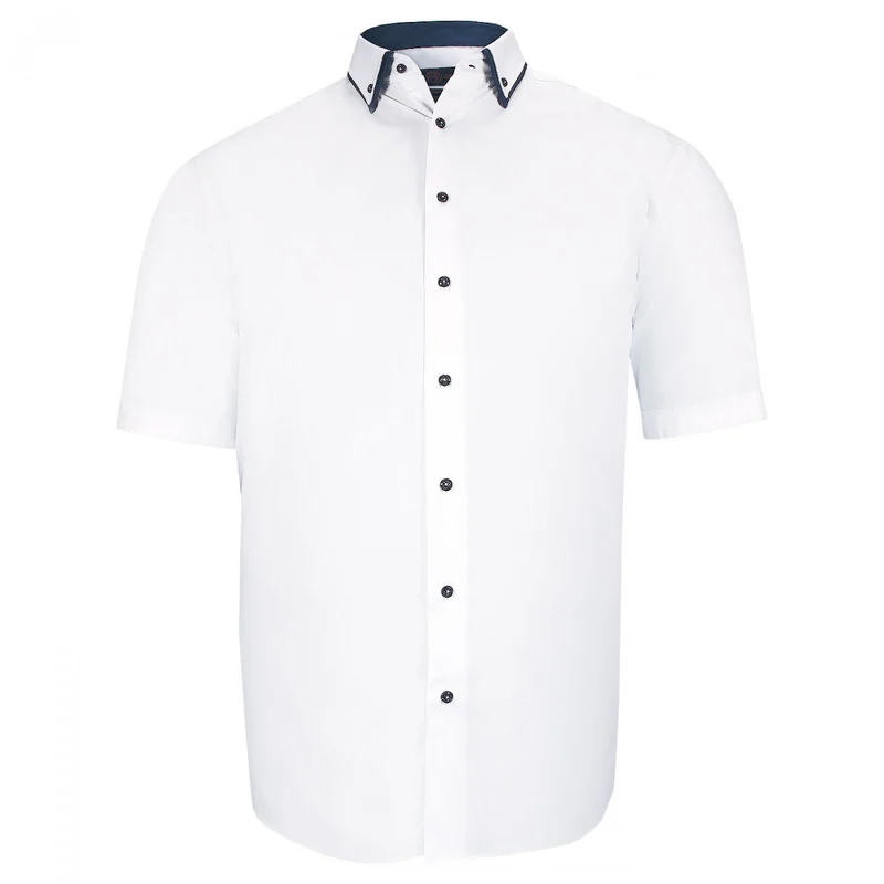 Chemise homme grande taille à double col coupe droite CUELITO Doublissimo