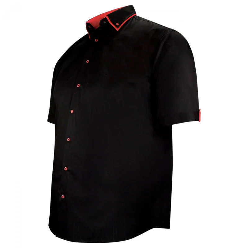 Chemise homme grande taille à double col coupe droite CUELITO Doublissimo