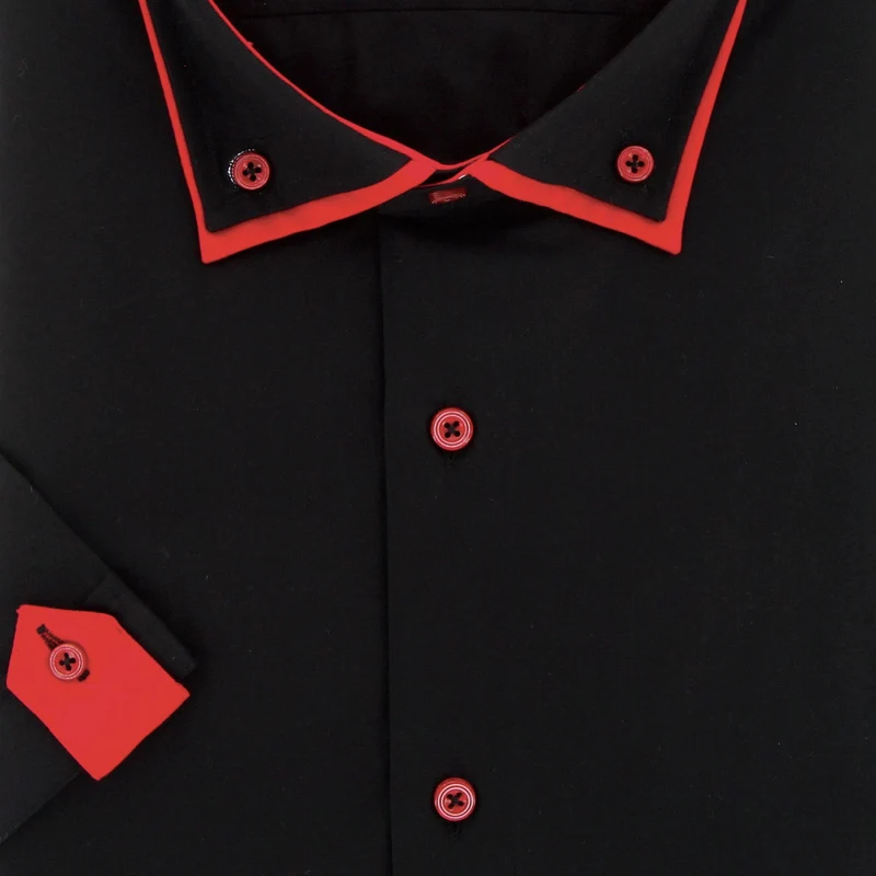 Chemise homme grande taille à double col coupe droite CUELITO Doublissimo