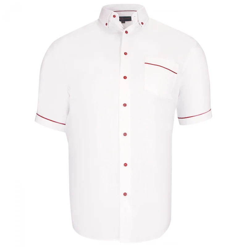 Chemise homme grande taille petit col boutonné coupe droite RAFFINATO Doublissimo