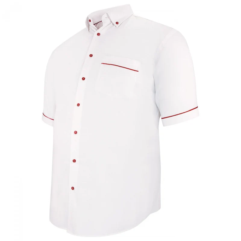 Chemise homme grande taille petit col boutonné coupe droite RAFFINATO Doublissimo