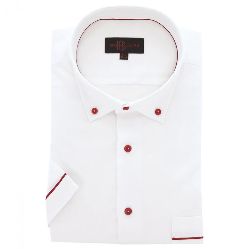 Chemise homme grande taille petit col boutonné coupe droite RAFFINATO Doublissimo