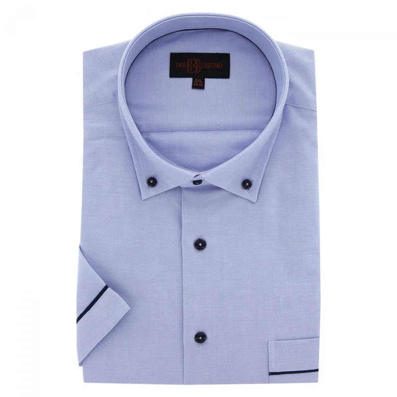 Chemise homme grande taille petit col boutonné coupe droite RAFFINATO Doublissimo