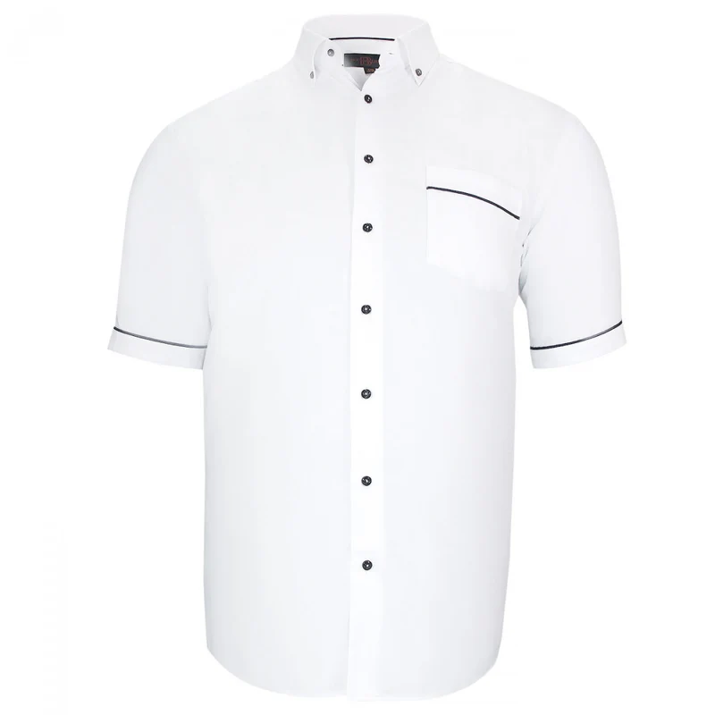 Chemise homme grande taille petit col boutonné coupe droite RAFFINATO Doublissimo