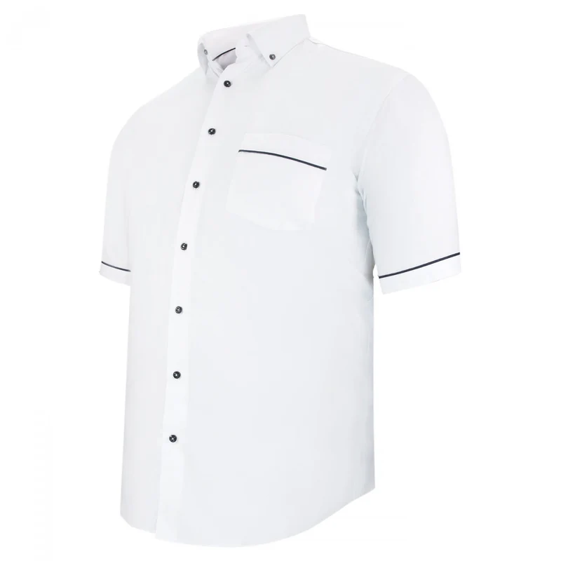 Chemise homme grande taille petit col boutonné coupe droite RAFFINATO Doublissimo