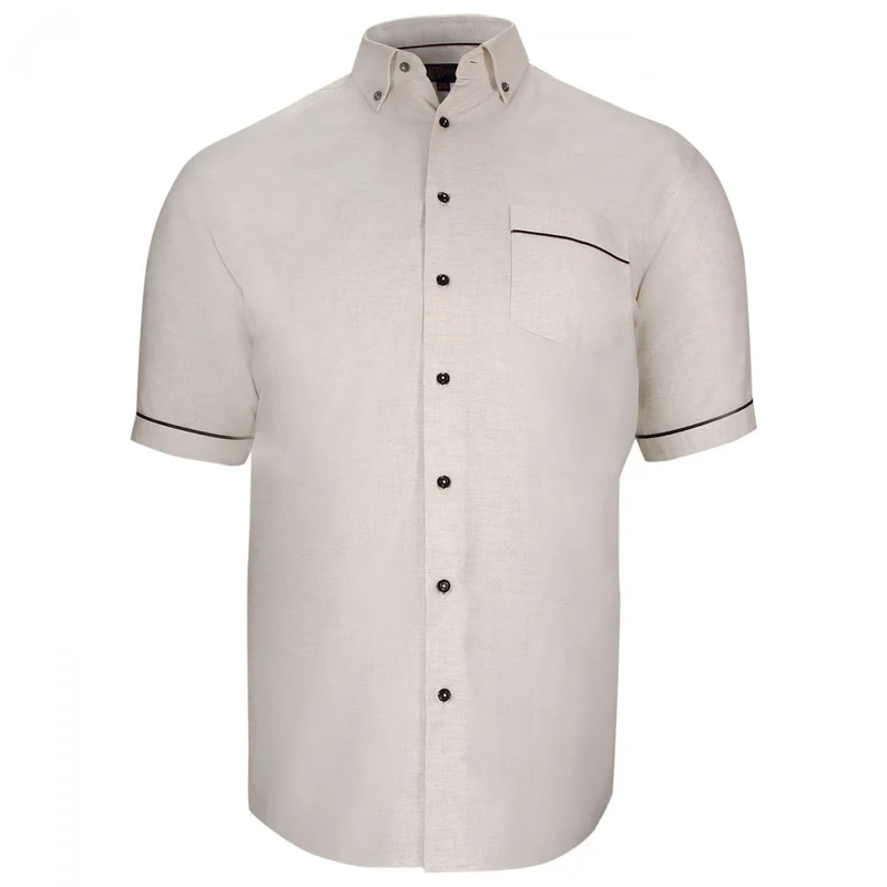 Chemise homme grande taille petit col boutonné coupe droite RAFFINATO Doublissimo