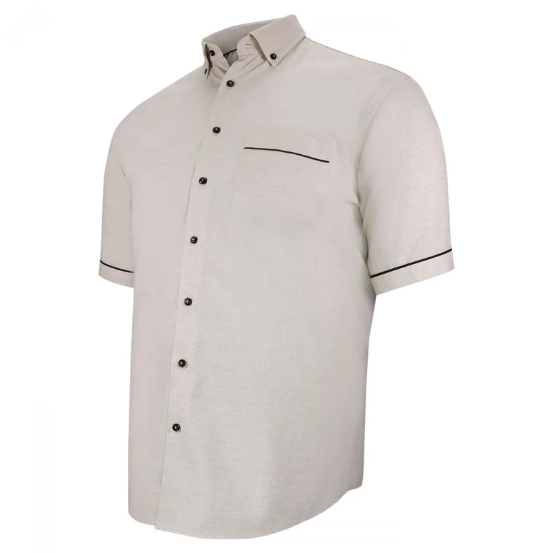 Chemise homme grande taille petit col boutonné coupe droite RAFFINATO Doublissimo