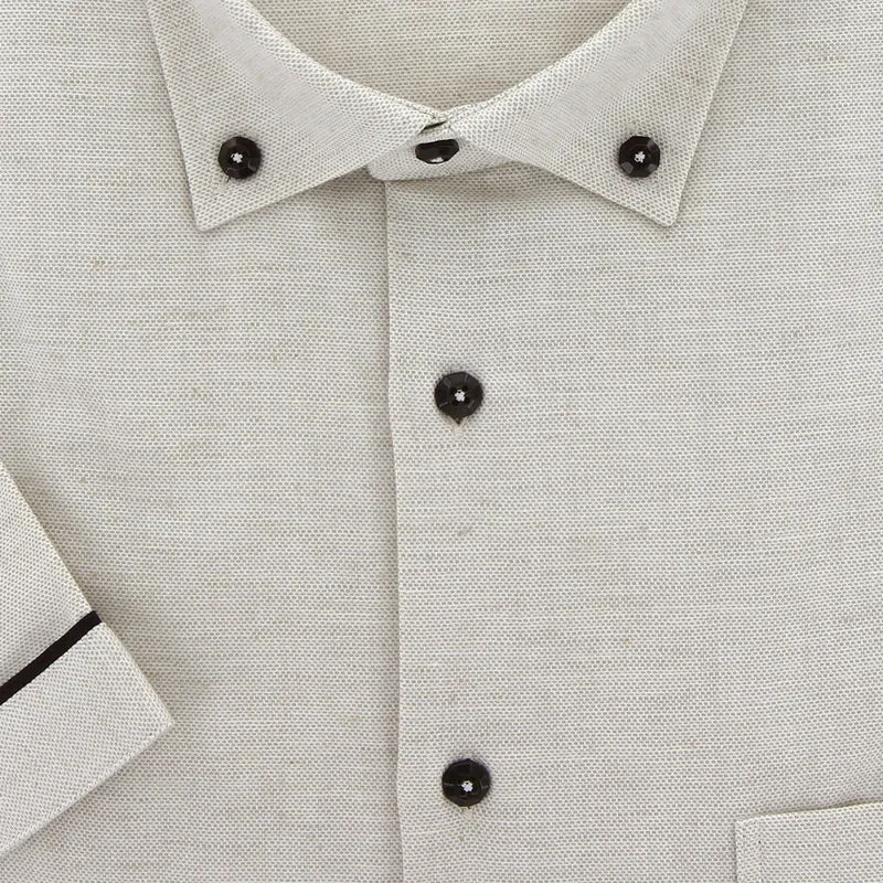 Chemise homme grande taille petit col boutonné coupe droite RAFFINATO Doublissimo