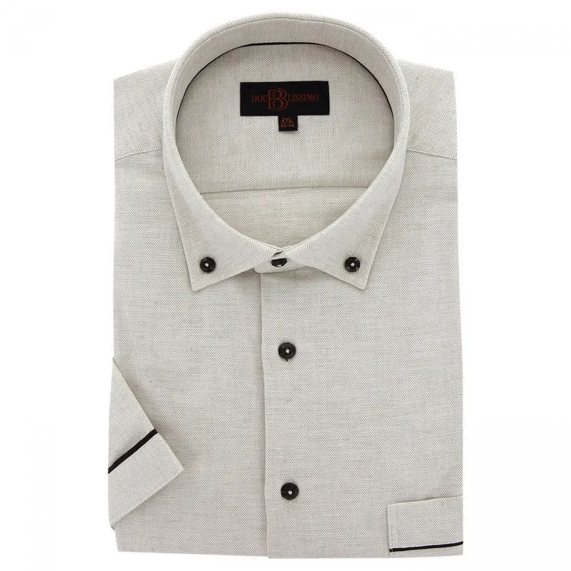 Chemise homme grande taille petit col boutonné coupe droite RAFFINATO Doublissimo