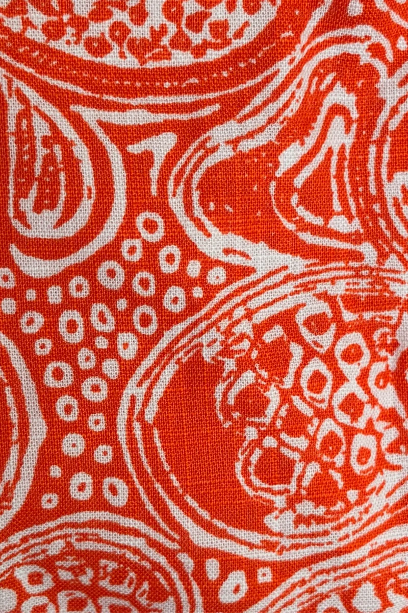 Pavo|Cinched Waist Cotton Mini Dress