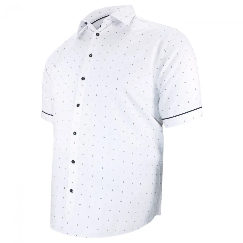 Chemise homme grande taille tissu imprimé coupe droite GIOIO Doublissimo