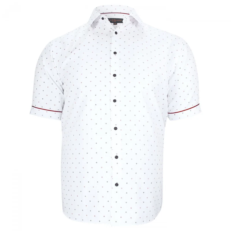 Chemise homme grande taille tissu imprimé coupe droite GIOIO Doublissimo