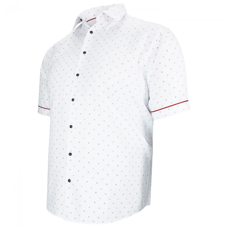 Chemise homme grande taille tissu imprimé coupe droite GIOIO Doublissimo