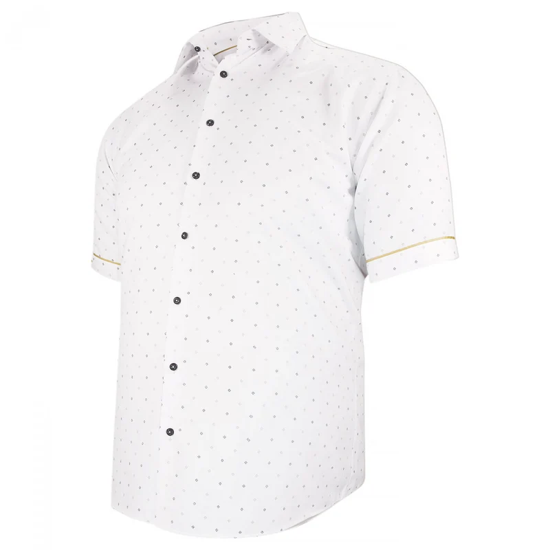 Chemise homme grande taille tissu imprimé coupe droite GIOIO Doublissimo