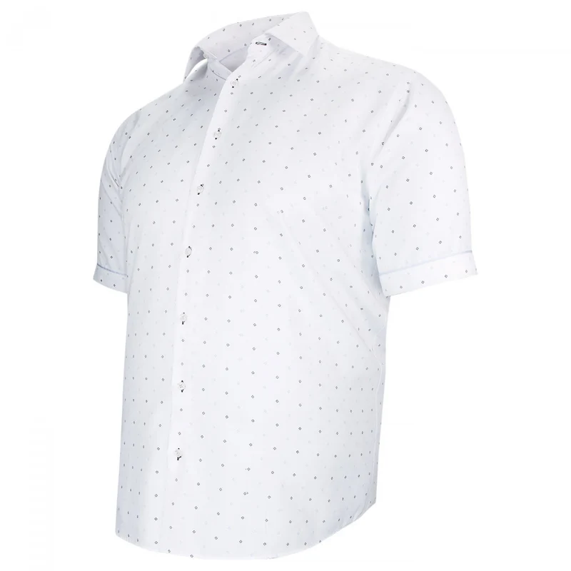 Chemise homme grande taille tissu imprimé coupe droite GIOIO Doublissimo