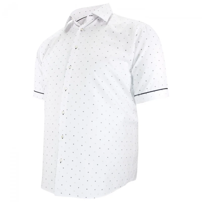Chemise homme grande taille tissu imprimé coupe droite GIOIO Doublissimo