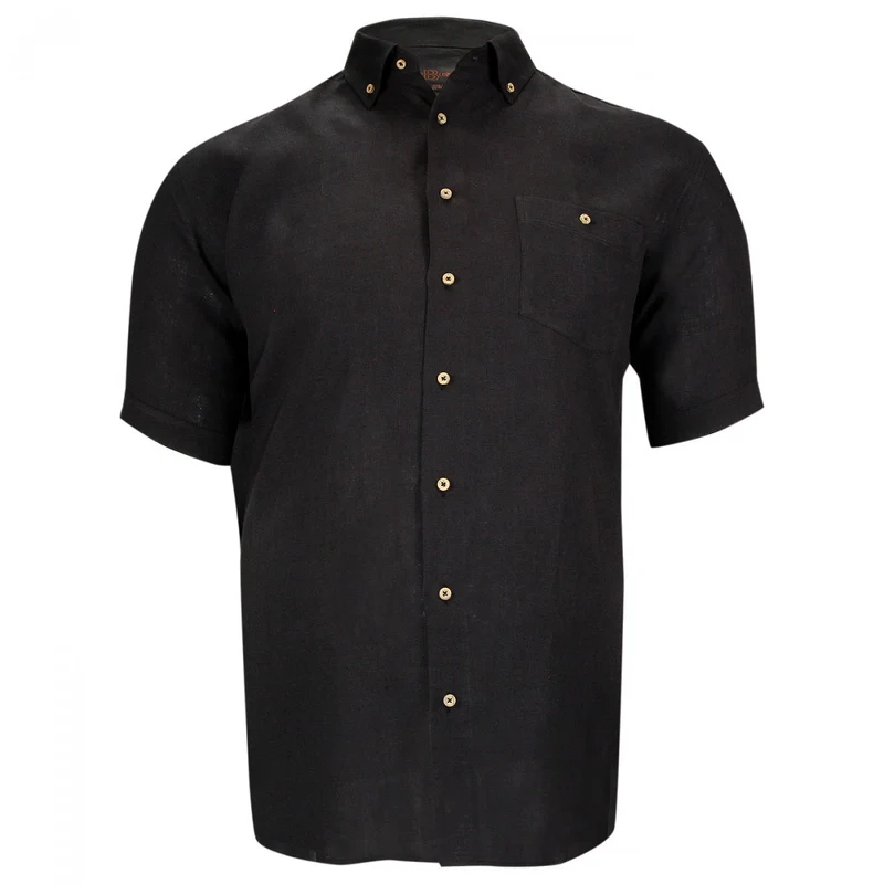 Chemise homme grande taille lin et coton coupe droite COTOLINO Doublissimo