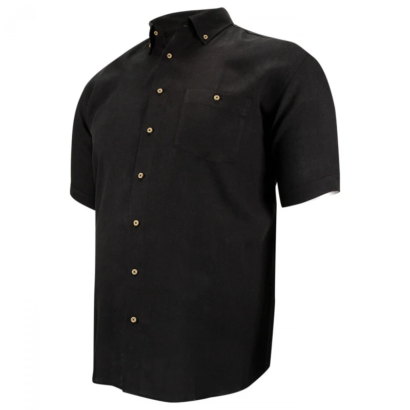 Chemise homme grande taille lin et coton coupe droite COTOLINO Doublissimo