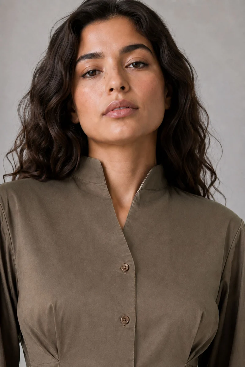 Selwyn|Cotton Extended Vneck Waist Top