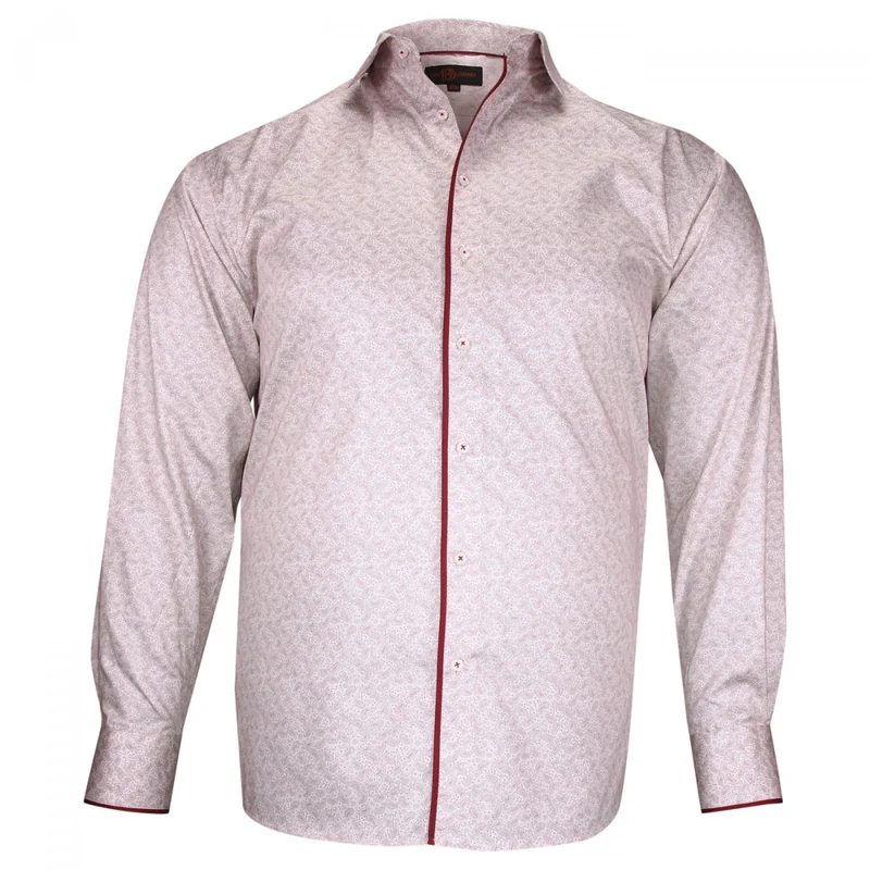 Chemise homme grande taille tissu imprimé coupe droite PAISLO Doublissimo
