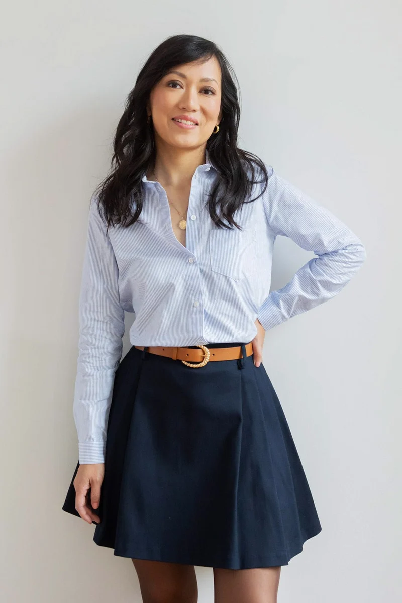 Chemise Sarah - fines rayures