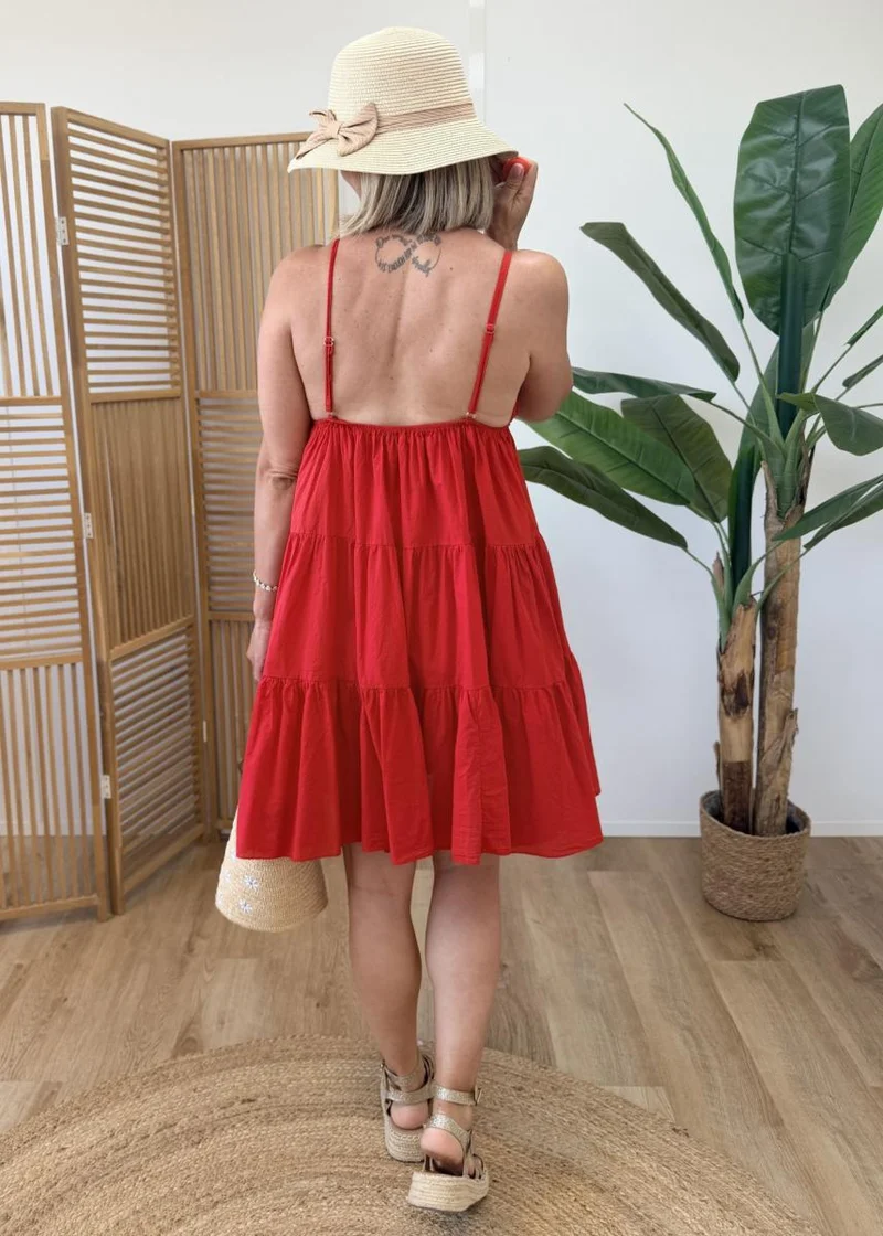 Robe Soledad rouge