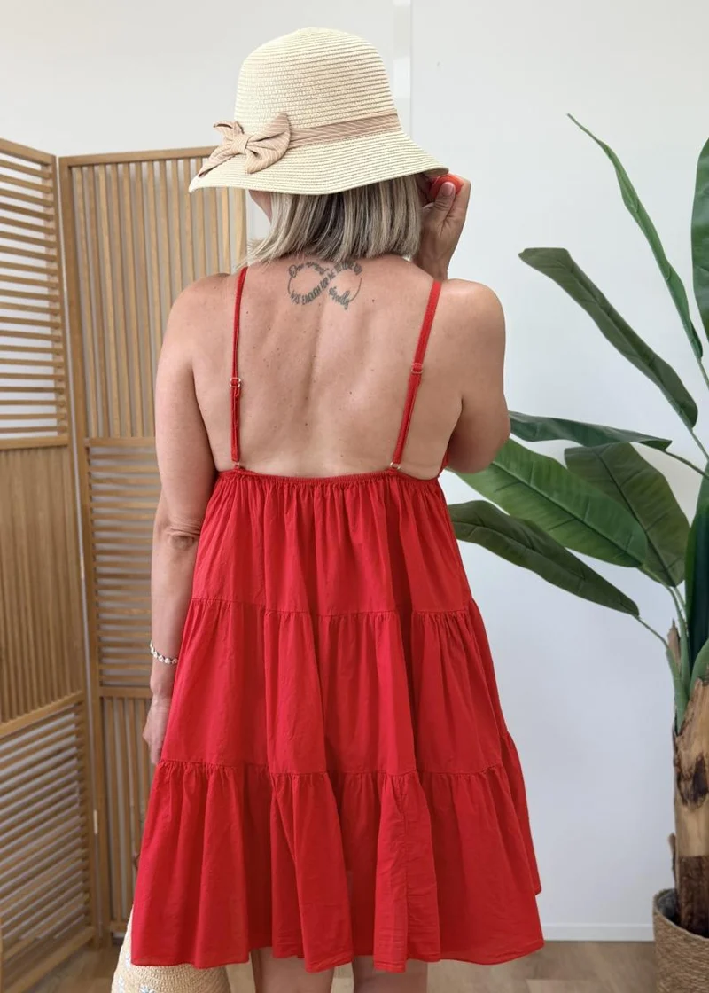 Robe Soledad rouge