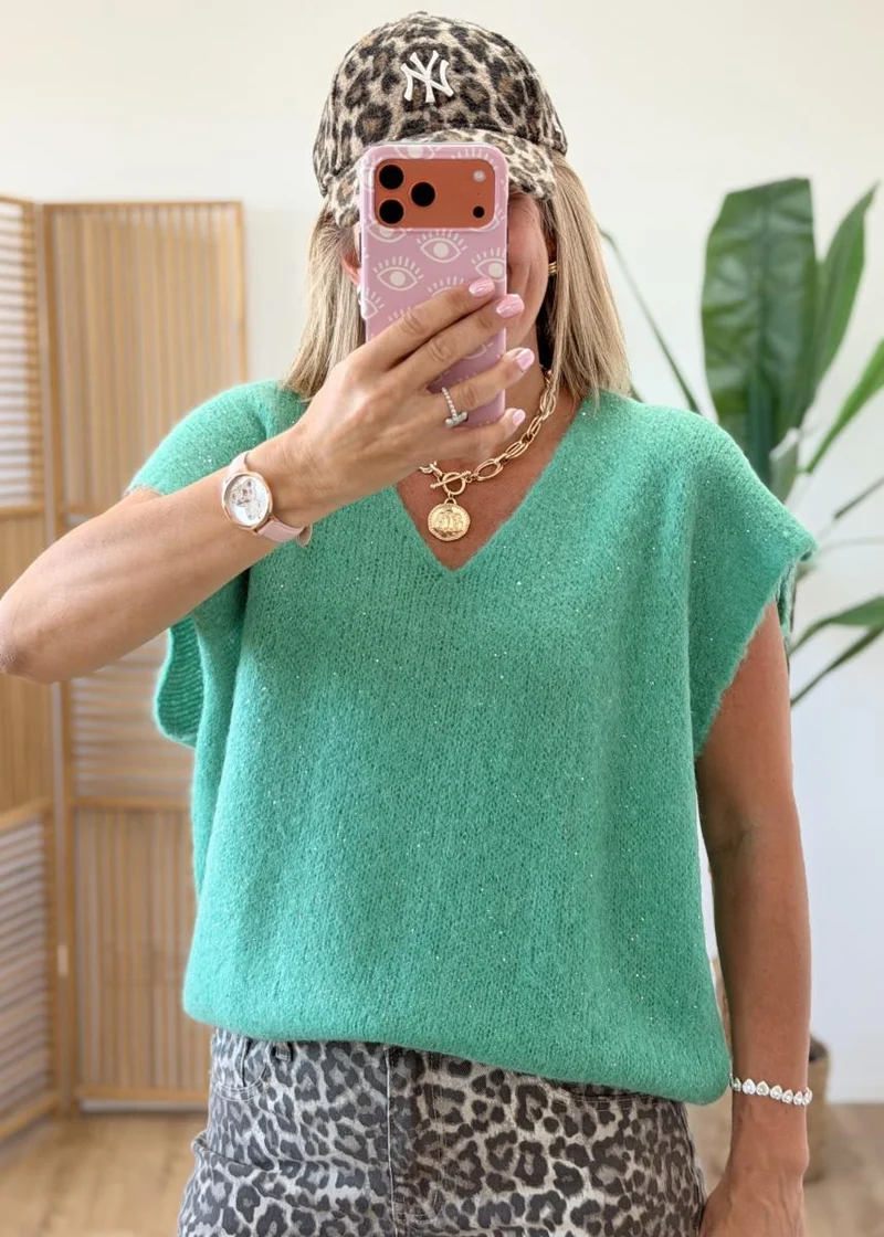 Pull Camille vert