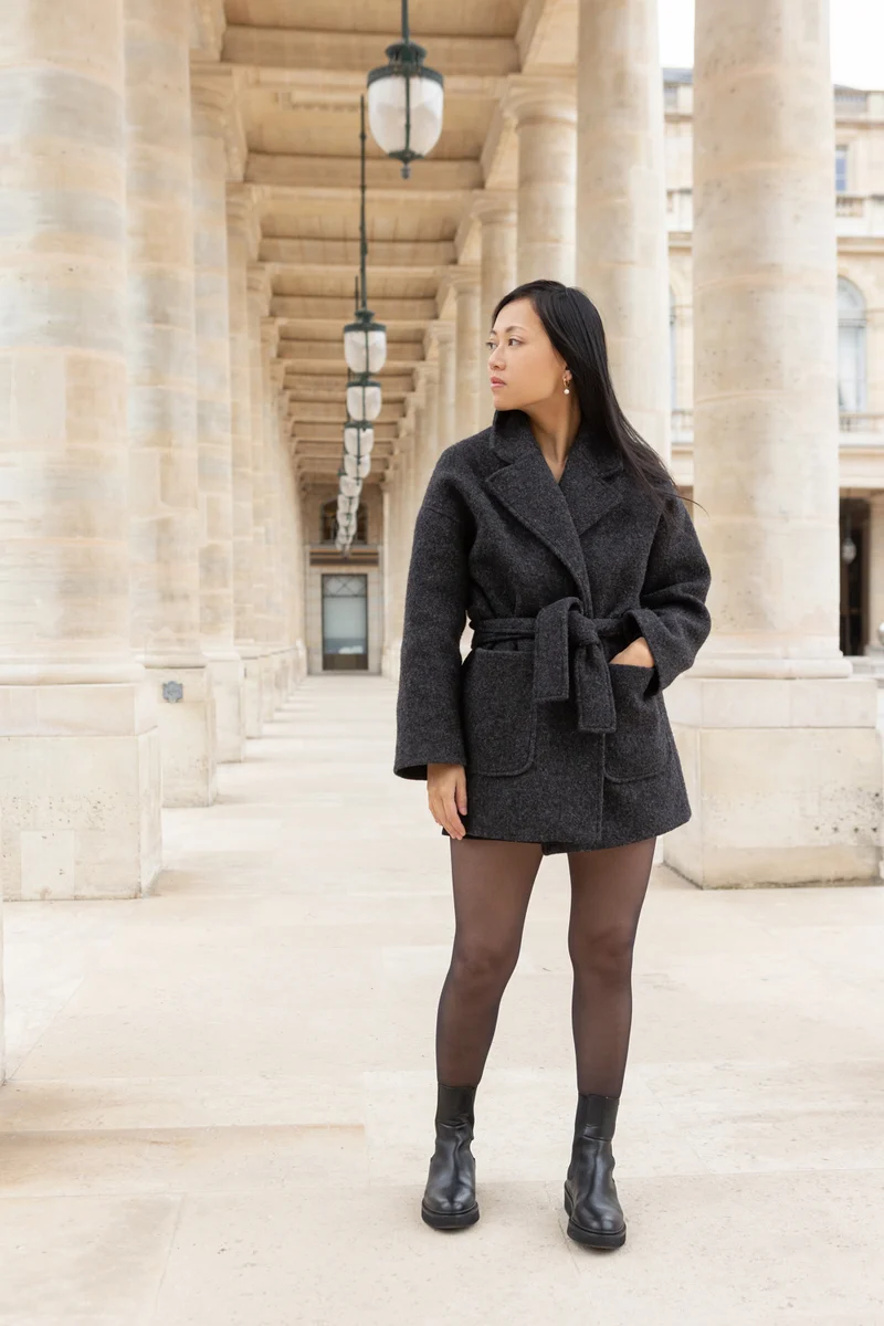 Manteau Yoko - anthracite