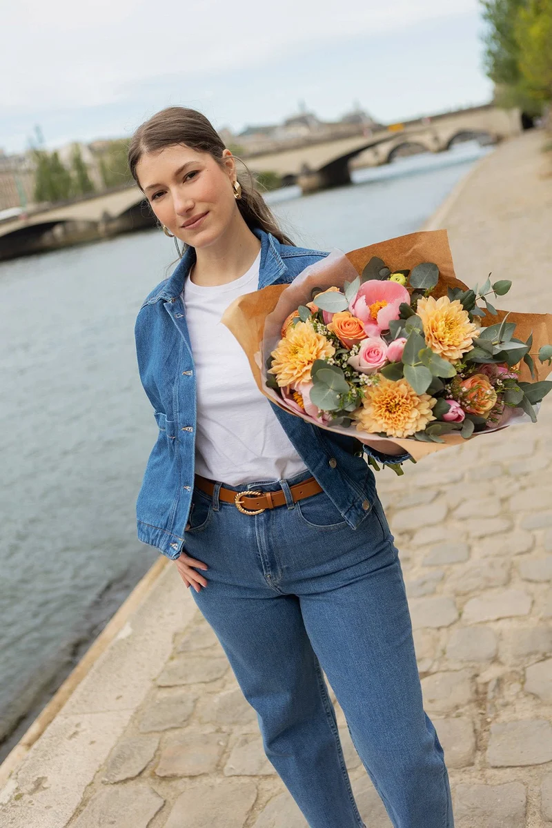 Veste denim Melissa - bleu denim