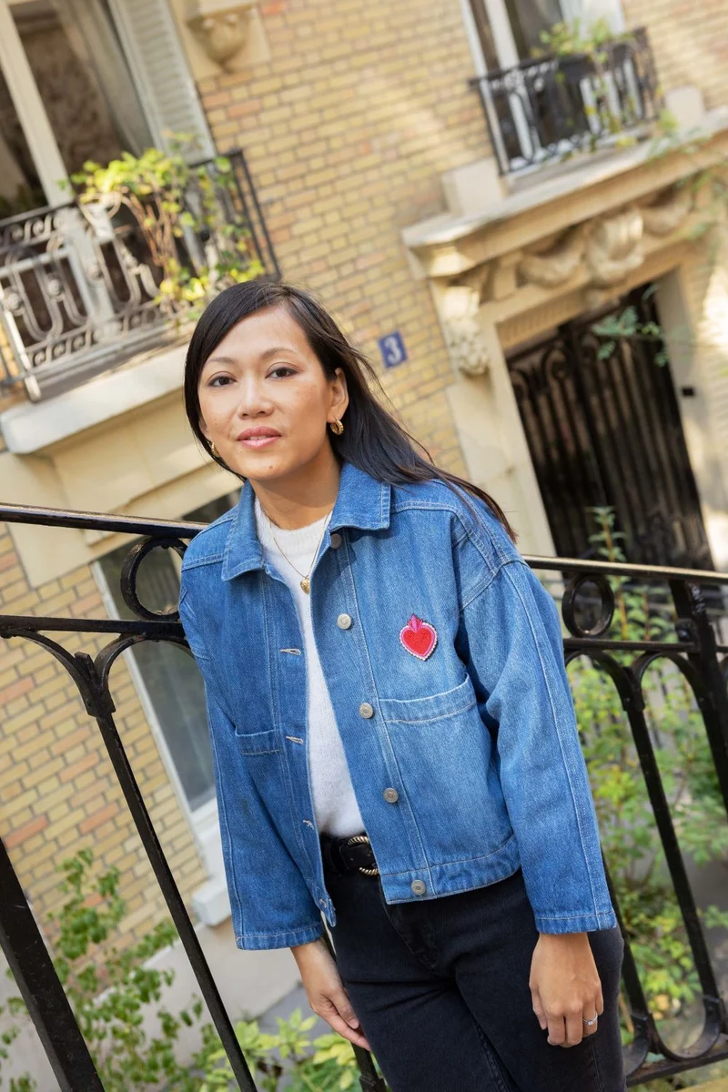 Veste denim Melissa - bleu denim