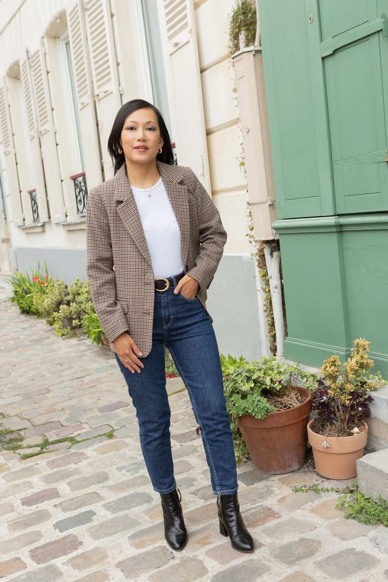 Veste Rosalind - carreaux