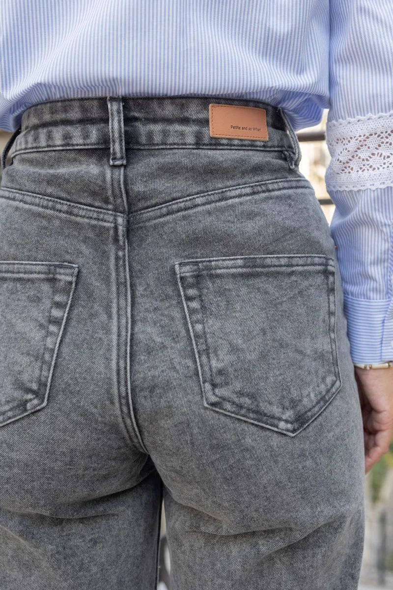 Jean wide Audrey - gris