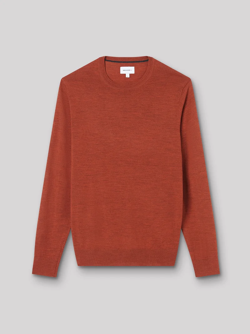 Pull col rond en Laine Mérinos