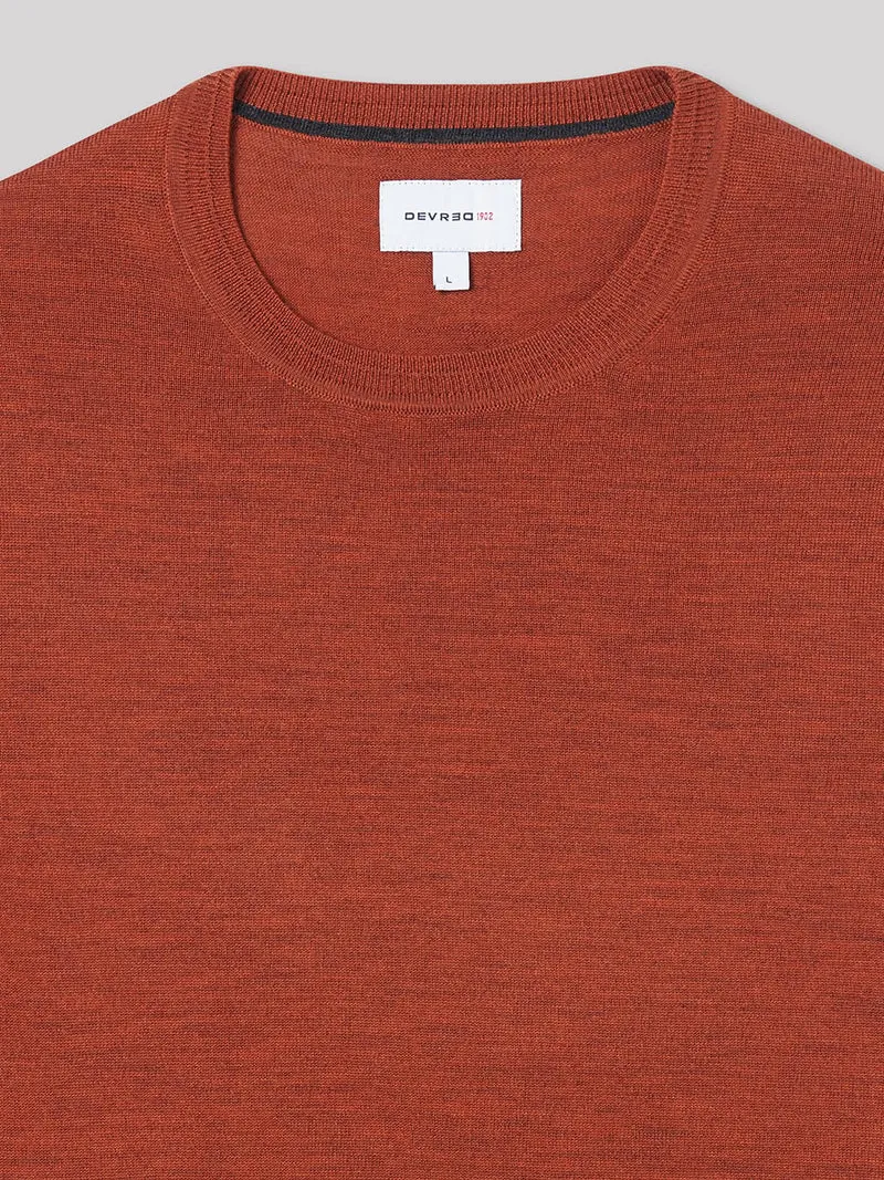 Pull col rond en Laine Mérinos