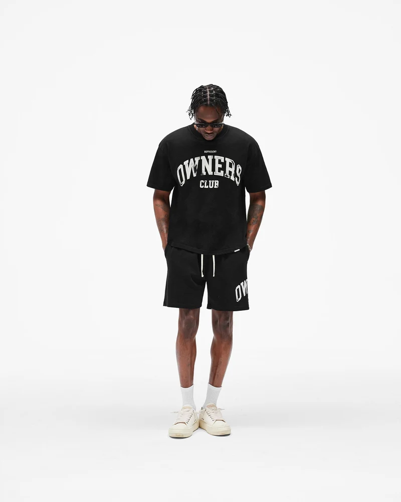 Represent Owners Club T-Shirt - Jet Black