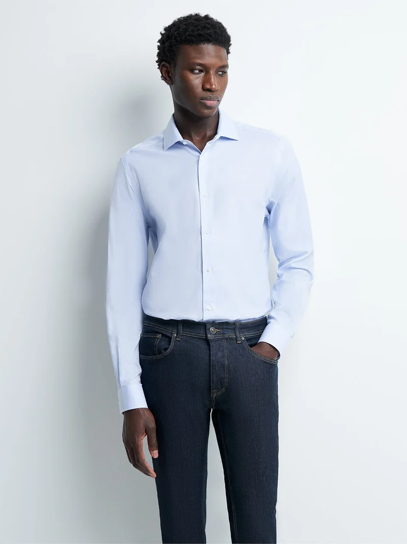 Chemise slim unie Induo