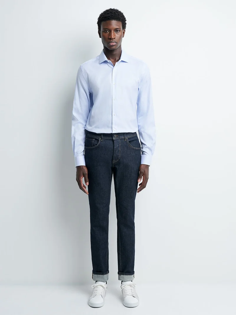 Chemise slim unie Induo