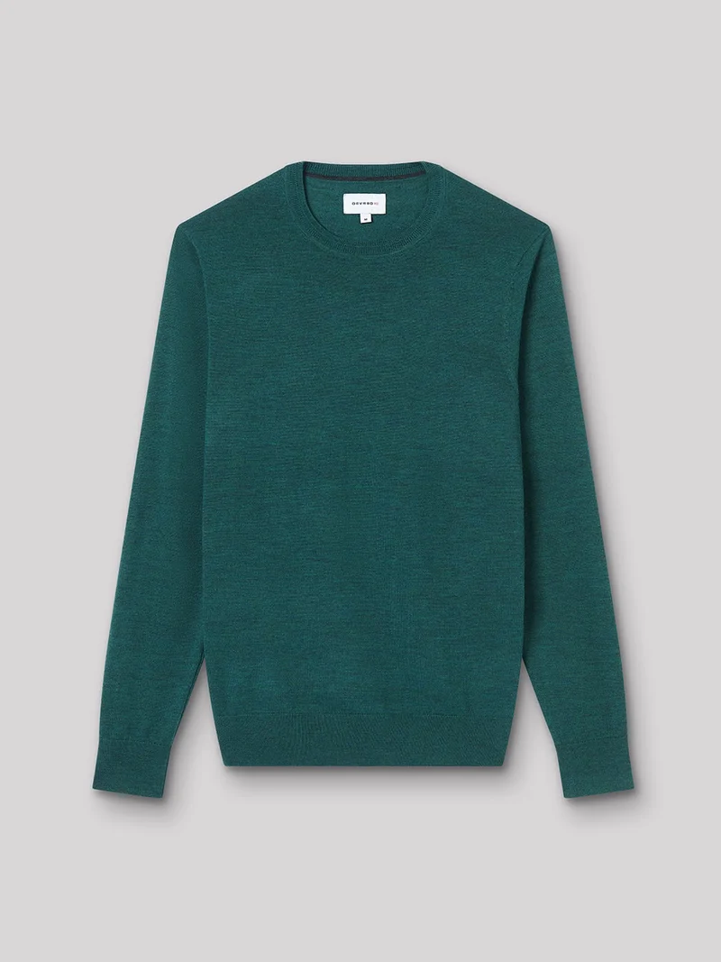 Pull col rond en Laine Mérinos