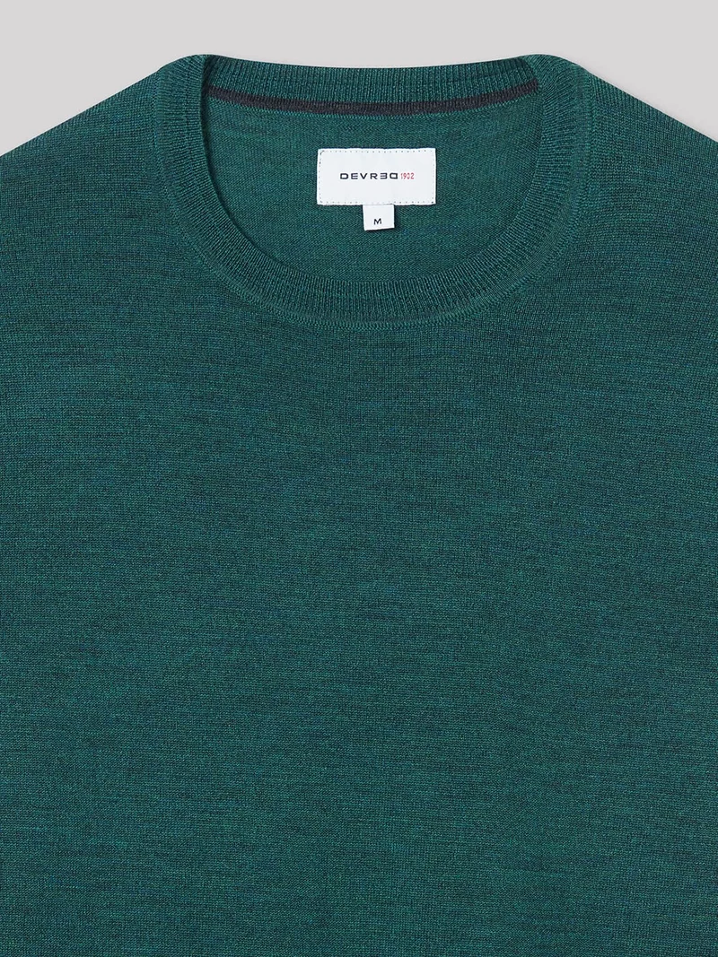 Pull col rond en Laine Mérinos