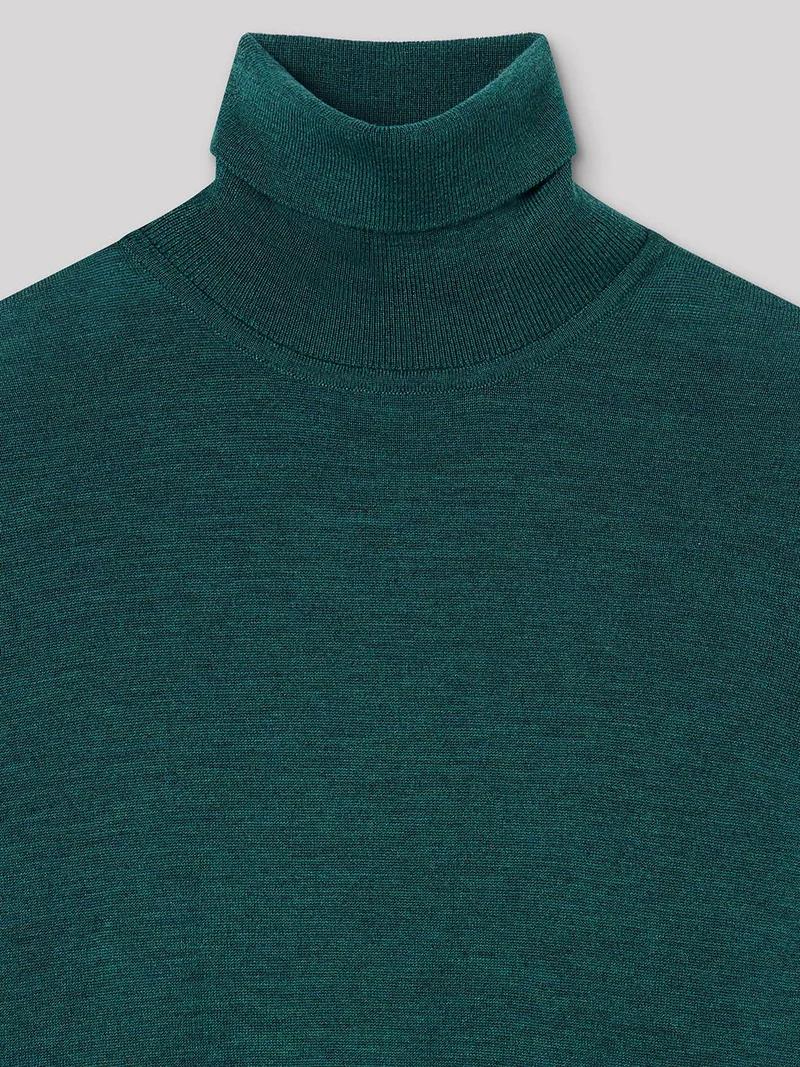 Pull col roulé en laine Mérinos
