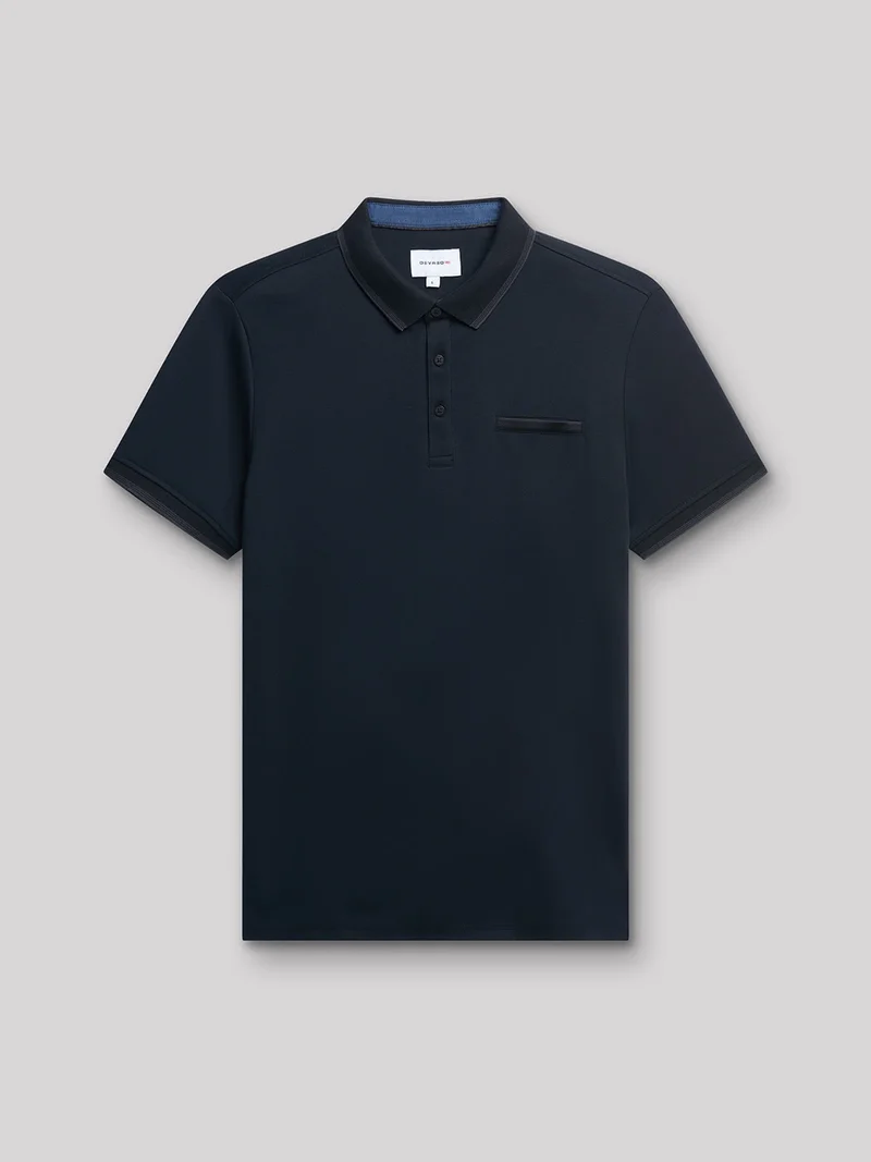 Polo à manches courtes uni