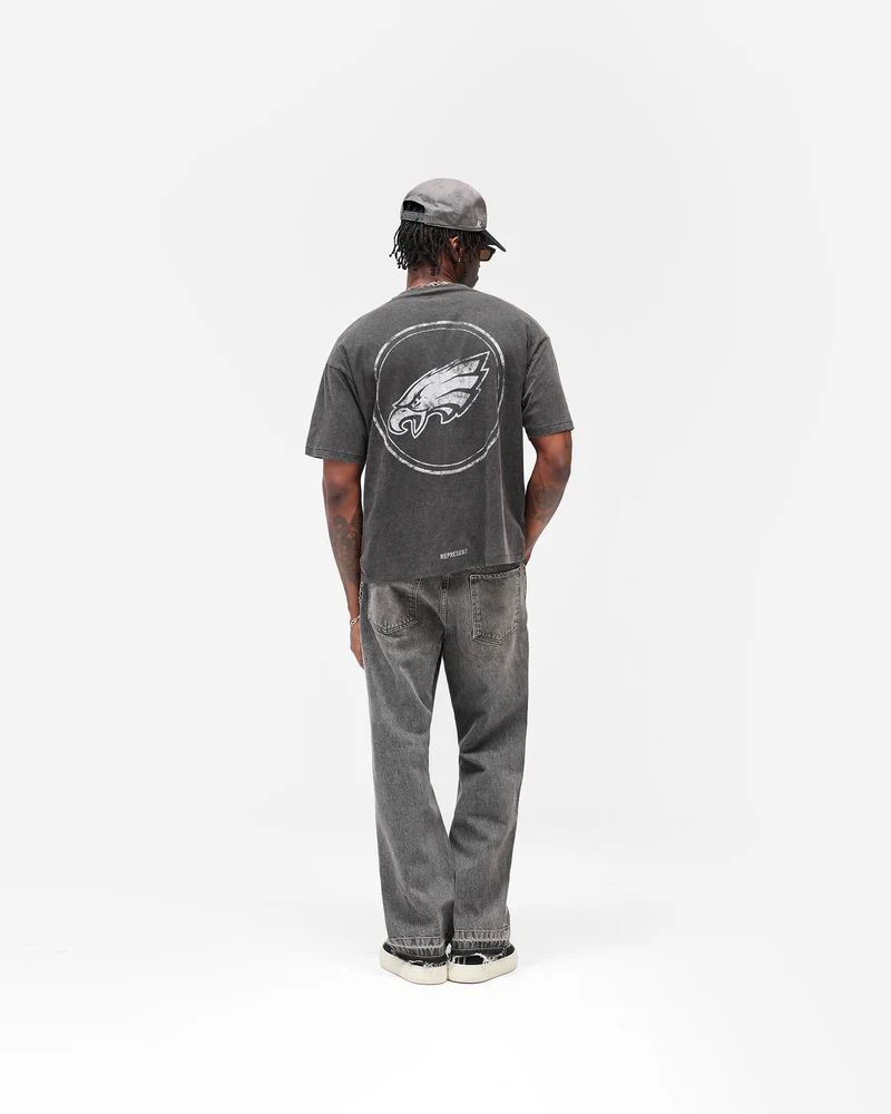Philadelphia Eagles x Represent T-Shirt - Vintage Grey