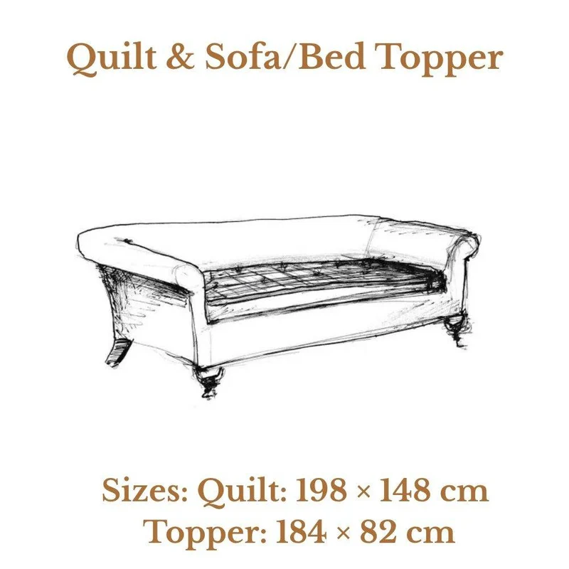 PATRON DE COUTURE PDF | Courtepointe et couvre-lit/canapé | Merchant & Mills | Instructions seulement