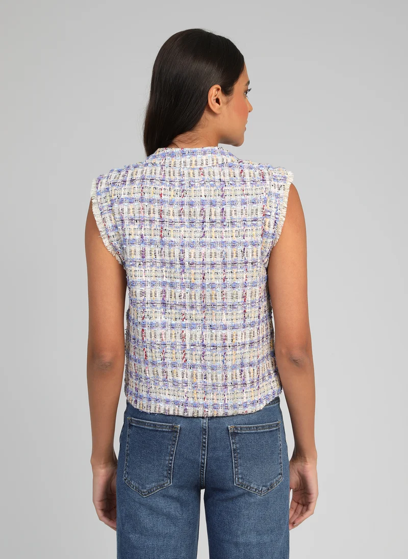 GILET AVAYANA bleu